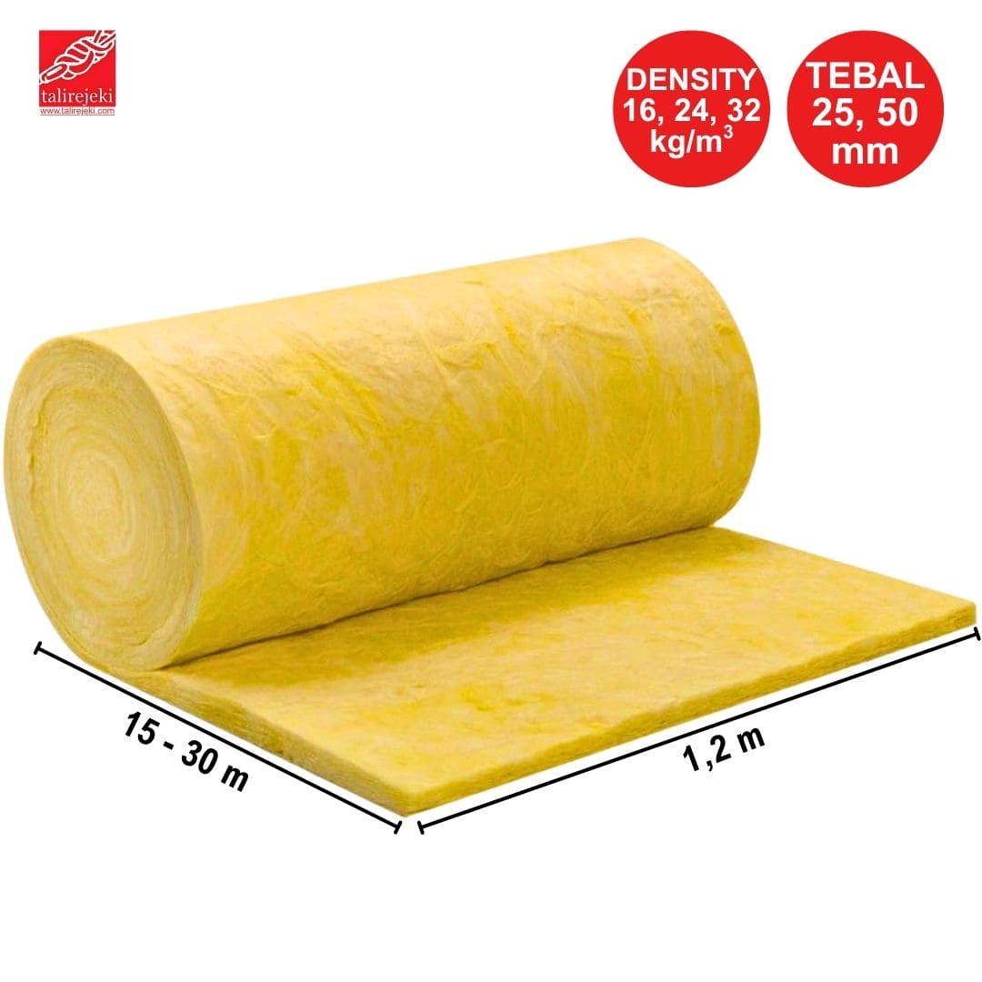 Glasswool Roll Tipe 24 K / 25 mm